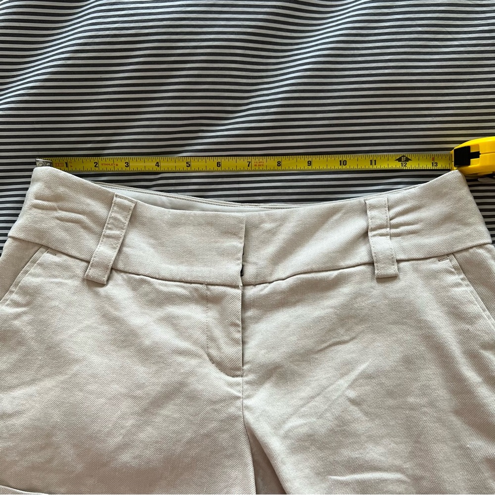 Express Linen Blend Mid Rise Shorts - Picture 6 of 8